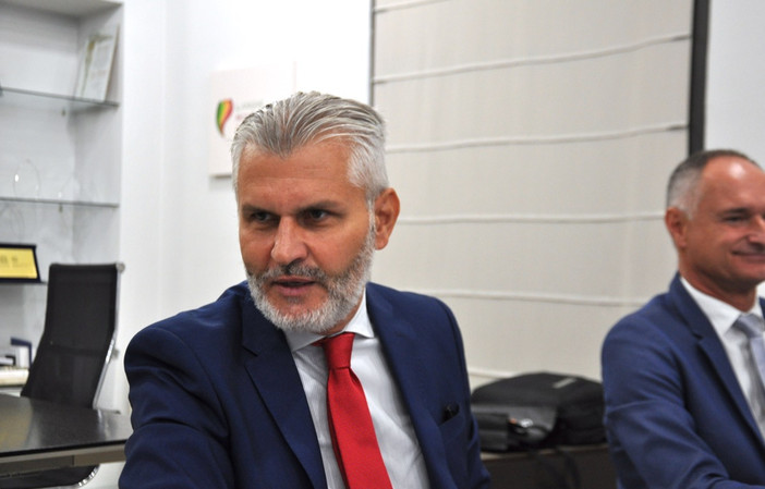 Il presidente Atl Mariano Rabino Il presidente Atl Mariano Rabino