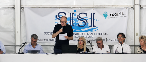 il presidente di Sisi – Società intercomunale servizi idrici, Gianni Arbocco il presidente di Sisi – Società intercomunale servizi idrici, Gianni Arbocco