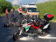 Scontro tra due moto a Paroldo, interviene elisoccorso: quattro feriti, grave 58enne di Gaiola