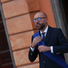 Il presidente Luca Robaldo