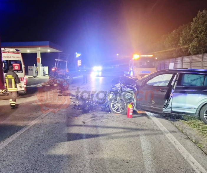 La foto dell'incidente La foto dell'incidente