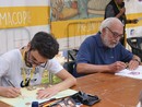 Un momento della passata edizione con Marco Tomatis e Francesco Tullio Altan Un momento della passata edizione con Marco Tomatis e Francesco Tullio Altan