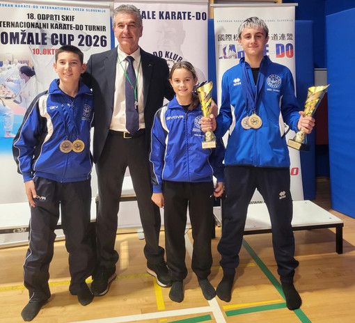 KARATE/ Medaglie e grandi risultati in Slovenia per il karate monregalese e maglianese KARATE/ Medaglie e grandi risultati in Slovenia per il karate monregalese e maglianese