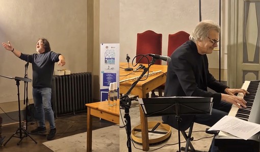 In foto a sinistra Luca Occelli a destra Franco Olivero In foto a sinistra Luca Occelli a destra Franco Olivero