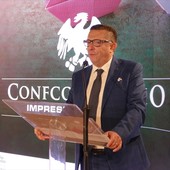 Luca Chiapella all'ultima convention di Confcommercio Cuneo