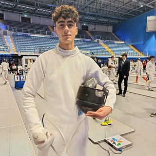 Lo spadista albese Federico Rabasco