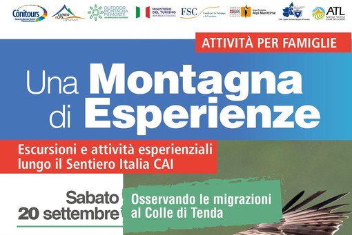 “Una Montagna di Esperienze”: escursioni e attività per famiglie lungo il Sentiero Italia CAI alla scoperta delle valli alpine cuneesi “Una Montagna di Esperienze”: escursioni e attività per famiglie lungo il Sentiero Italia CAI alla scoperta delle valli alpine cuneesi