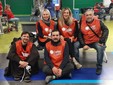La delegazione albese della Caritas all'aeroporto di Roma (Foto Caritas Alba)