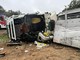 L'incidente tra i due camion di venerdì 25 settembre a Cuneo