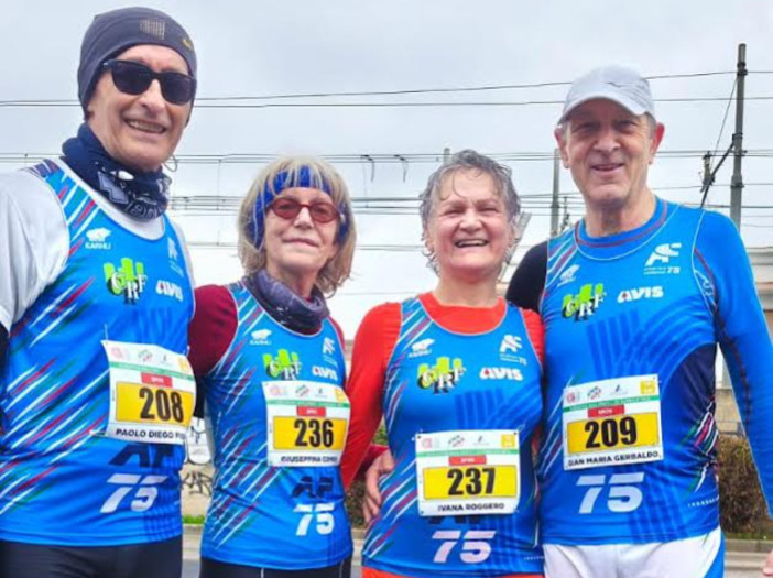 Da sinistra: Paolo Fissore, Giuseppina Comba, Ivana Roggero, Gian Maria Gerbaldo