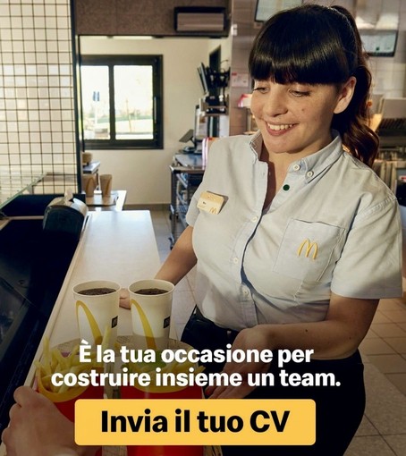 McDonald’s cerca 20 persone per rafforzare i team dei ristoranti in provincia di Cuneo McDonald’s cerca 20 persone per rafforzare i team dei ristoranti in provincia di Cuneo