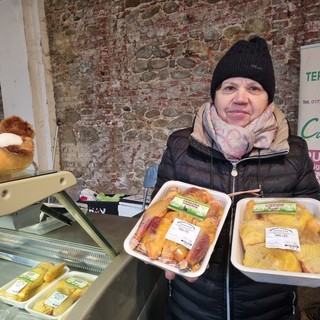 Un produttore del Mercato della Terra