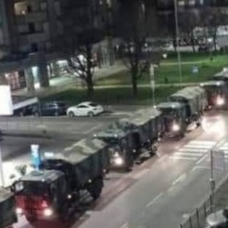 I camion carichi di bare a Bergamo, immagine simbolo della pandemia nel nostro Paese