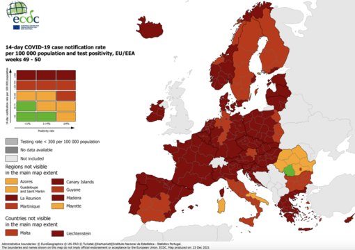 Europa, mappa del contagio. Il Piemonte passa al rosso