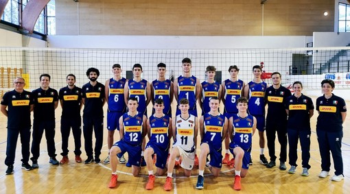 Volley maschile: Cuneo, Nicola Agapitos con gli Azzurri U18 al Torneo Wevza