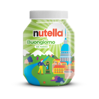 La Mole e i Toret si fanno dolci: Torino diventa un’opera d’arte sul vasetto di Nutella