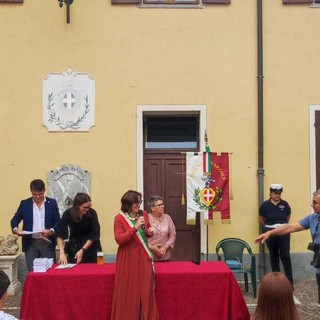 La sindaca Paola Sguazzini, in carica dal 2020