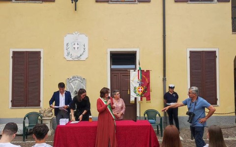 La sindaca Paola Sguazzini, in carica dal 2020