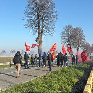 Nei giorni scorsi la manifestazione di protesta dei lavoratori dell'ex Ilva di Racconigi