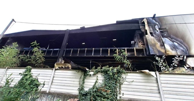 Terminata la messa in sicurezza e i controlli sul sito dell'incendio alla ex Centrale del latte