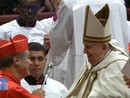 Papa Francesco e il neo cardinale Roberto Repole Papa Francesco e il neo cardinale Roberto Repole