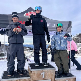 Il podio di Prato Nevoso