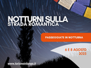Due passeggiate in notturna sulla  “Strada Romantica delle Langhe e del Roero” con animazioni musicali