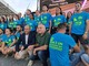 Volontari con sindaco Lorenzo Benzo e consigliere regionale Franco Graglia