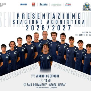 VOLLEY / Venerdì 2 ottobre la presentazione ufficiale del Monge-Gerbaudo Savigliano