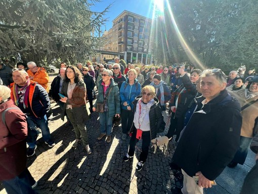 Le proteste del febbraio scorso in piazza Europa Le proteste del febbraio scorso in piazza Europa