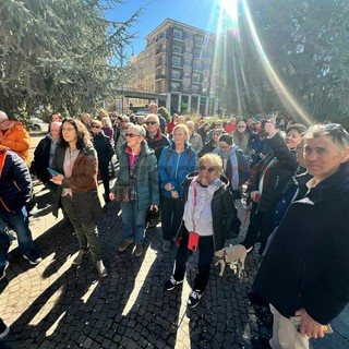 Le proteste del febbraio scorso in piazza Europa Le proteste del febbraio scorso in piazza Europa