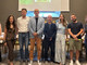 Da sinistra: Alessandra Giovannini Luca - Direttrice del Complesso Monumentale del Castello e del Parco di Racconigi, Daniela Bianco Consigliera di Amministrazione ATL del Cuneese, Andrea Capello - Consigliere con delega alla Cultura della Città di Racconigi, il Sindaco di Racconigi Valerio Oderda, Maurizio Liberti - Presidente del Gruppo Lettura di Carmagnola, Elena Piazza - coreografa e regista, Fabio Gastaldo - Direttore Hummingfields Festival, Daniela Salvestrin - Direttore ATL del Cuneese.