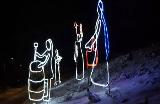 Il Presepe di Luci di Mango (ph.visitlmr.it)