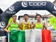 Il podio juniores (ph Daniele Vaninetti - sito Fidal Piemonte)