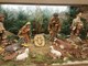 In foto il presepe allestito nel Santuario della Madonna dei fiori, a Bra
