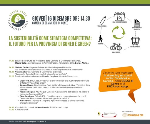 Il futuro della provincia di Cuneo è green? Se ne parla in Camera di Commercio