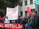 La proteste dei lavoratori che anticiparono la definitiva chiusura delo stabilimento di via Liberazione