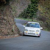 L'equipaggio Dovo-Allais sulle strade della Caravonica-Colle d'Oggia Ph.Rolling Fast