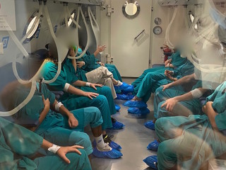 I nove ragazzi sottoposti al trattamento in camera iperbarica a Torino