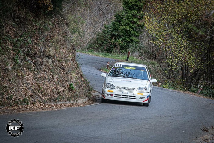 L'equipaggio Dovo-Allais sulle strade della Caravonica-Colle d'Oggia Ph.Rolling Fast