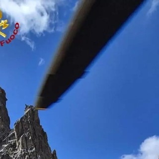 Alpinisti francesi bloccati a 2.600 metri di quota in Valle Gesso: recuperati illesi