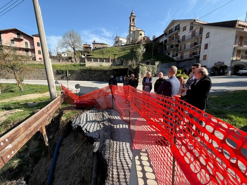 Sopralluogo del consigliere provinciale Pietro Danna su tre interventi finanziati nelle Valli Monregalesi