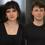 I due studenti premiati I due studenti premiati