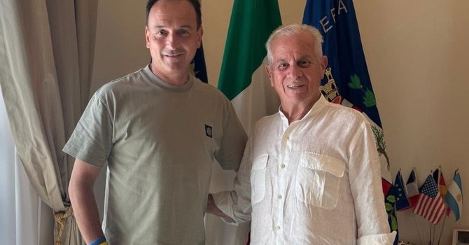 Alberto Cirio e Claudio Scajola Alberto Cirio e Claudio Scajola