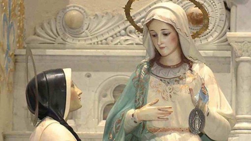 Bra, devozione alla medaglia miracolosa al Santuario antico della Madonna dei fiori