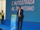 Il vicepremier Salvini nel suo intervento al campo base dell'Asti-Cuneo