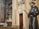 La statua di san Francesco, chiesa delle Clarisse a Bra La statua di san Francesco, chiesa delle Clarisse a Bra