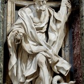San Filippo apostolo, scultura di Giuseppe Mazzuoli (1643-1725), Basilica di San Giovanni in Laterano, Roma