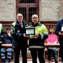 Le celebrazioni dei 25 anni del gruppo di Protezione Civile con Franco Sampò al centro
