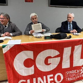 Da sinistra, Davide Masera, Giovanni Baratta e Domenico Paoli